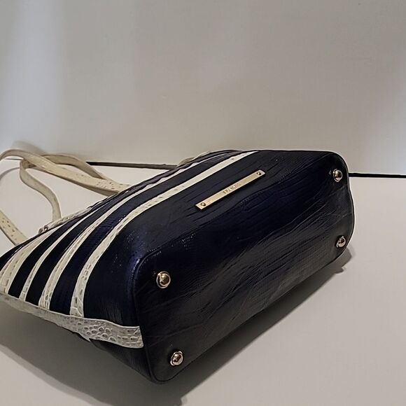 BRAHMIN Asher Suri White Corsica Purse Handbag Shoulder Bag Alligator Melbourne - Picture 5 of 9